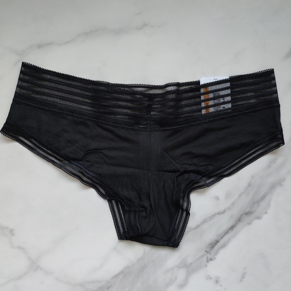 NWT CALVIN KLEIN ULTRA-SOFT MODAL HIPSTER PANTY IN CK BLACK SIZE MEDIUM - Picture 2 of 5